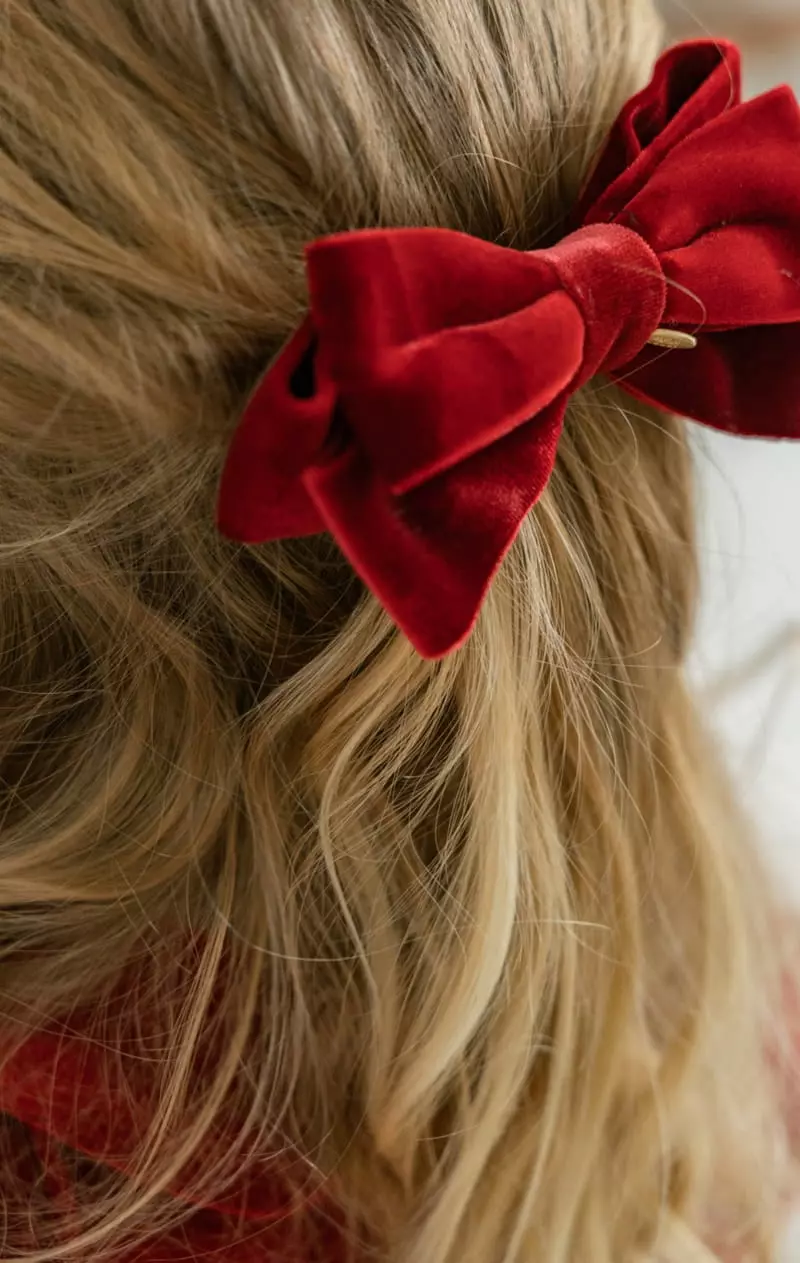 Le Bev - Korean Children Fashion - #littlefashionista - Red Velvet Hairpin