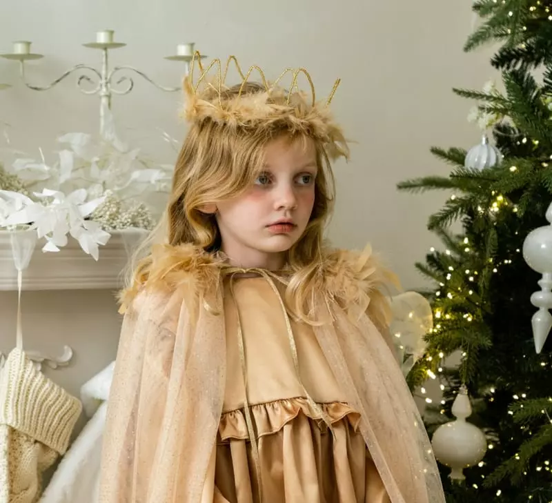 Le Bev - Korean Children Fashion - #minifashionista - Gold Padder Crown - 2