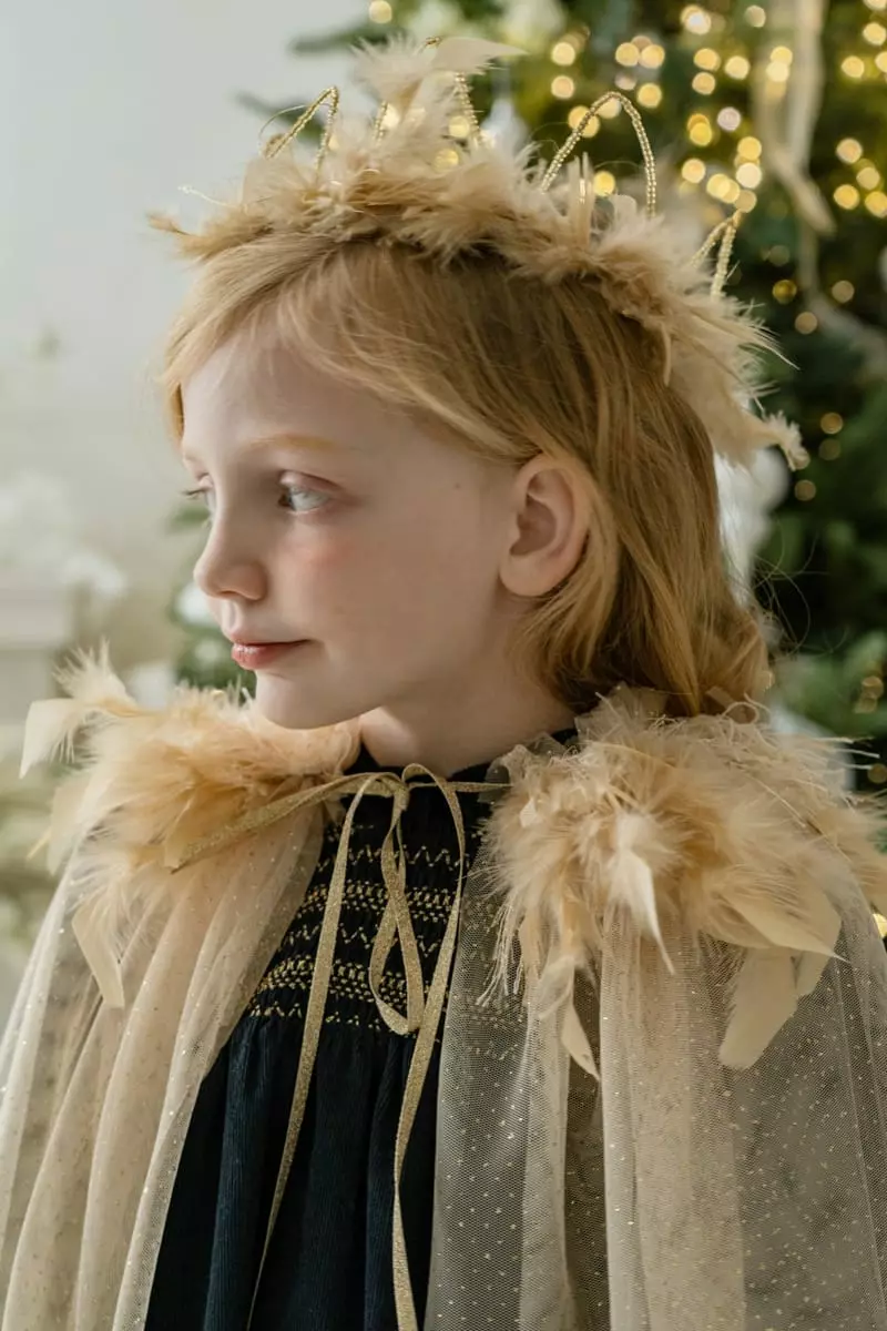 Le Bev - Korean Children Fashion - #prettylittlegirls - Gold Padder Crown - 3