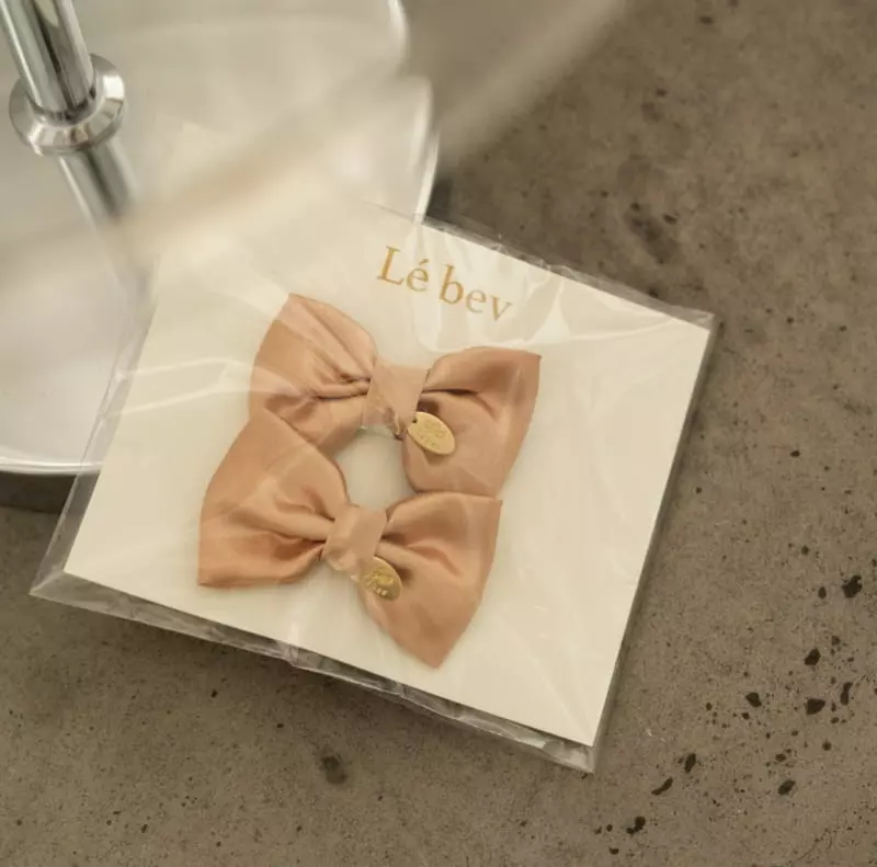 Le Bev - Korean Children Fashion - #prettylittlegirls - Gold Silky Hairpin - 2
