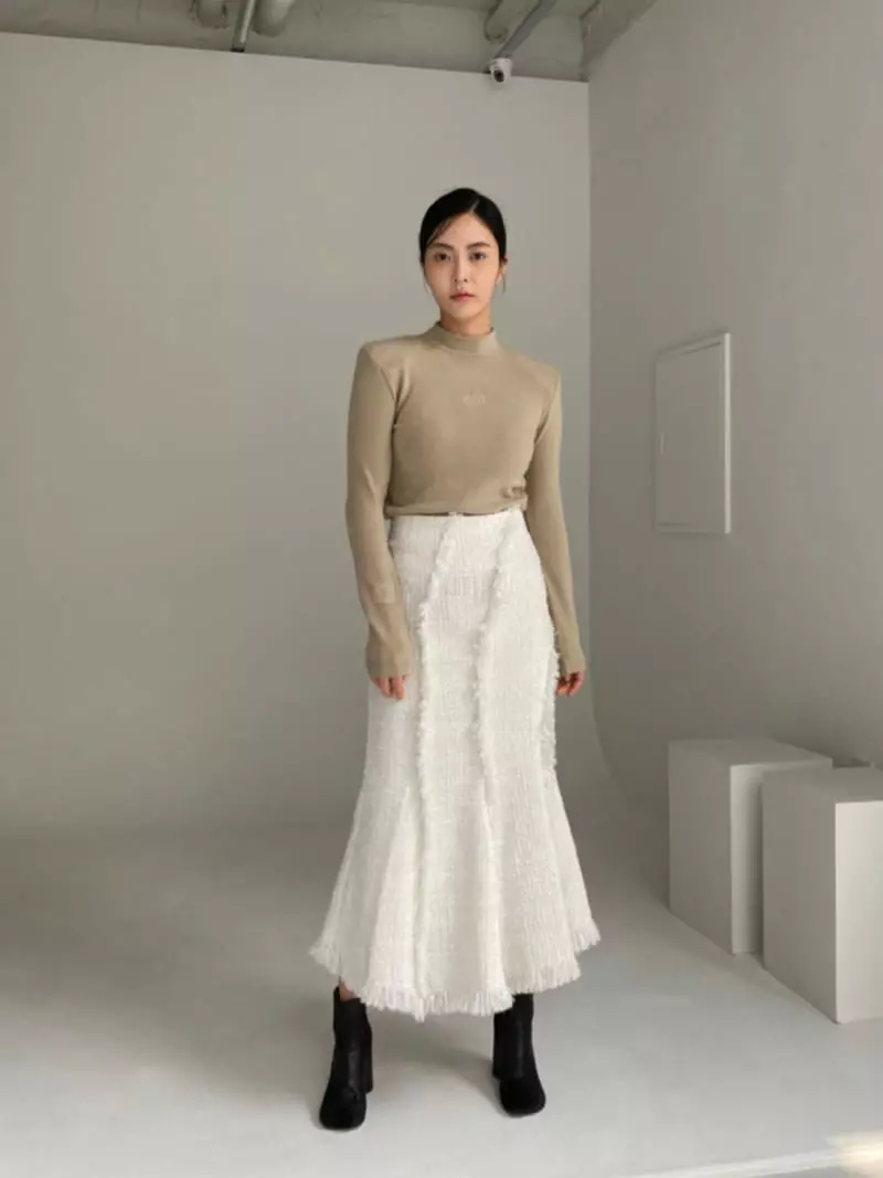 Le-Ppl - Korean Women Fashion - #momslook - Lolo Twid Skirt - 2
