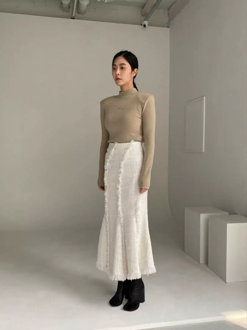 Le-Ppl - Korean Women Fashion - #momslook - Lolo Twid Skirt - 3