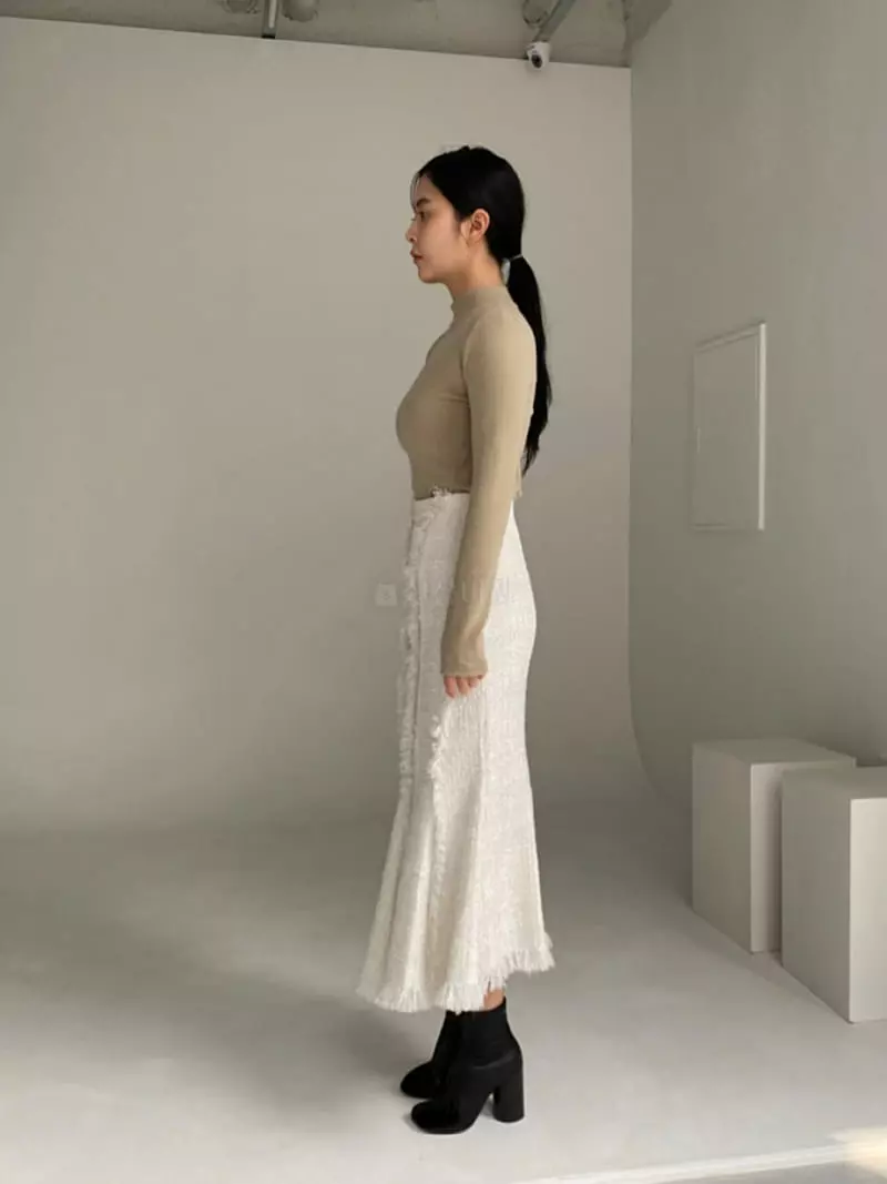 Le-Ppl - Korean Women Fashion - #momslook - Lolo Twid Skirt - 4