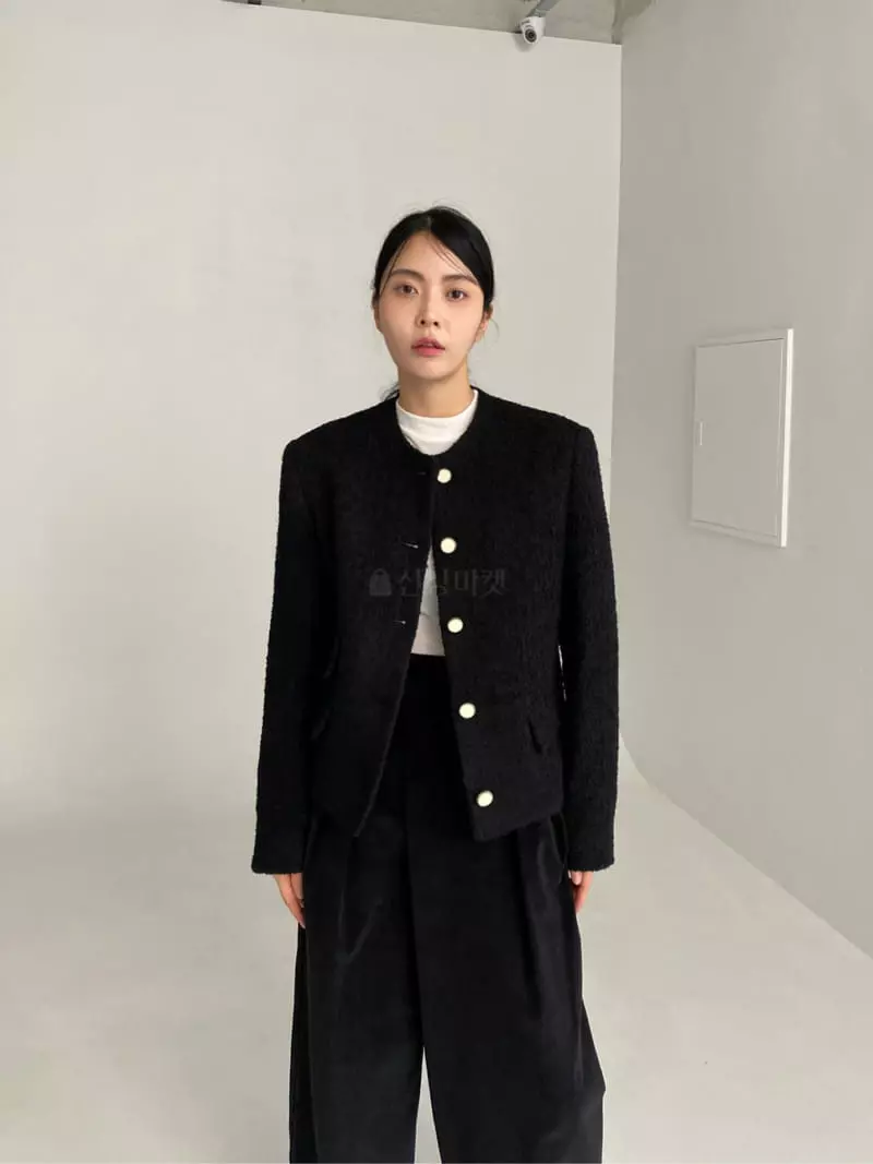 Le-Ppl - Korean Women Fashion - #momslook - Kate Twid Jacket - 8