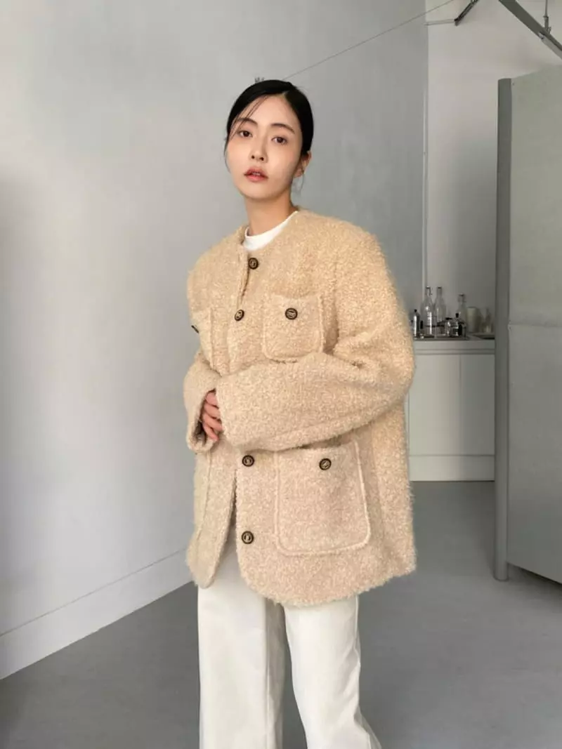 Le-Ppl - Korean Women Fashion - #pursuepretty - Over bookle Jacket