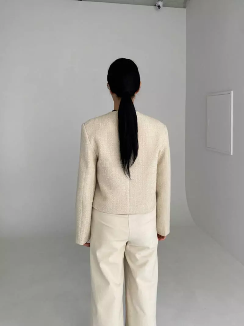 Le-Ppl - Korean Women Fashion - #restrostyle - Twid Mini Jacket - 8