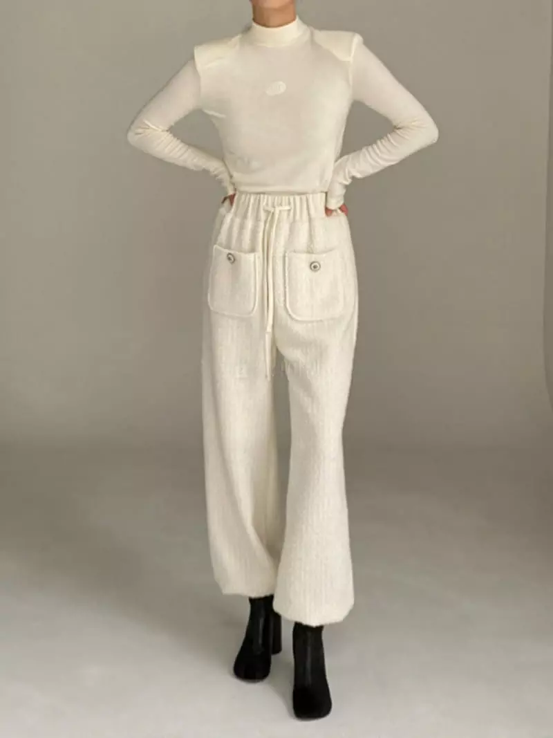 Le-Ppl - Korean Women Fashion - #romanticstyle - Twid Pants