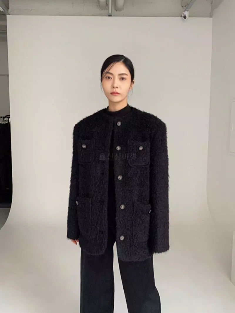 Le-Ppl - Korean Women Fashion - #womensfashion - Over bookle Jacket - 8