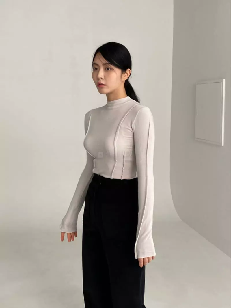 Le-Ppl - Korean Women Fashion - #womensfashion - Deco Tee - 8