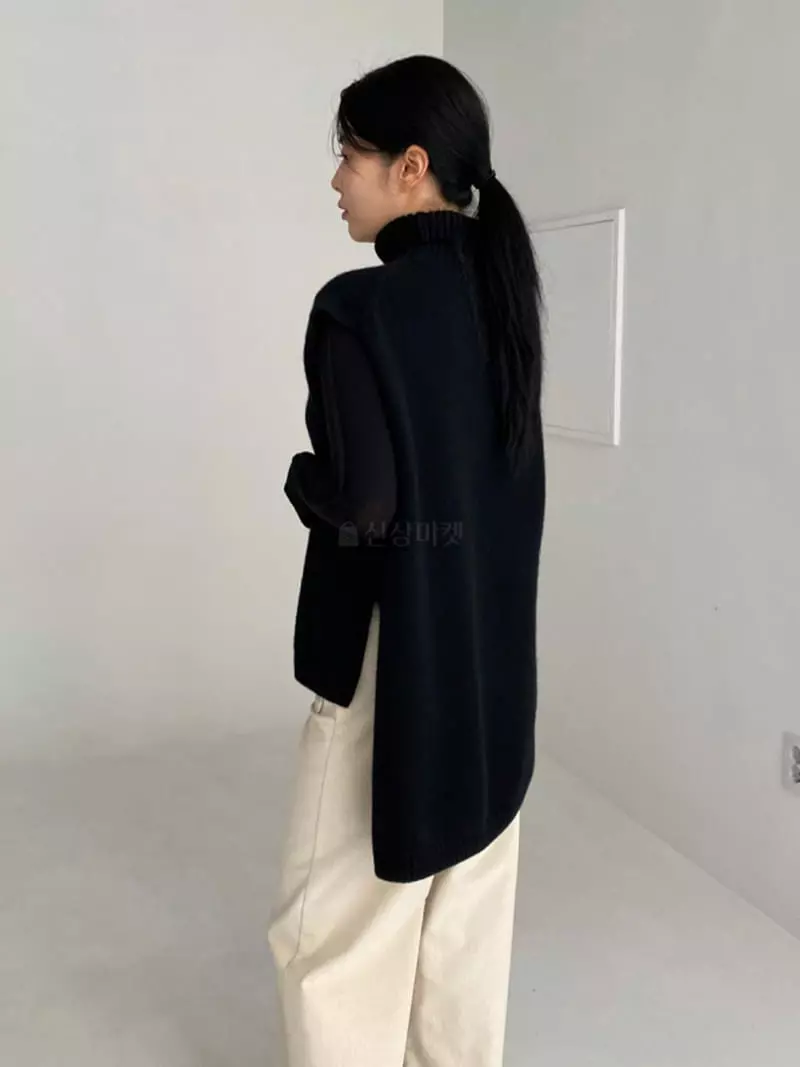 Le-Ppl - Korean Women Fashion - #womensfashion - Beth Knit Tee - 7