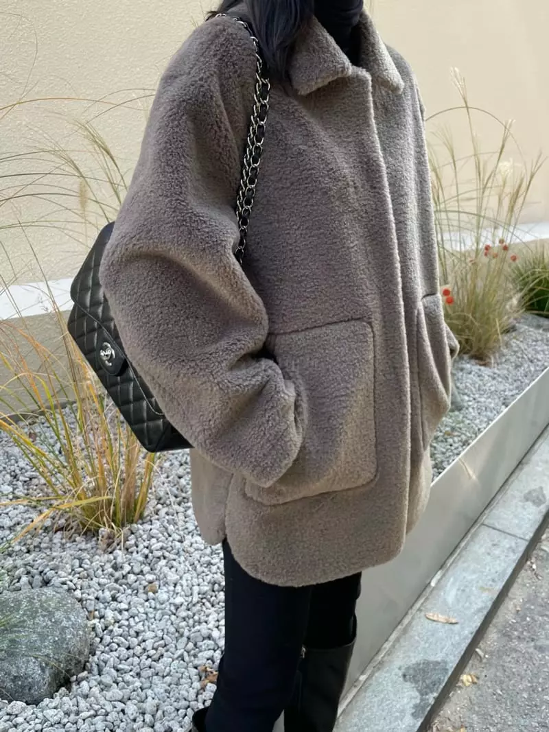 Levase - Korean Women Fashion - #momslook - Paln Mustang Jacket - 12