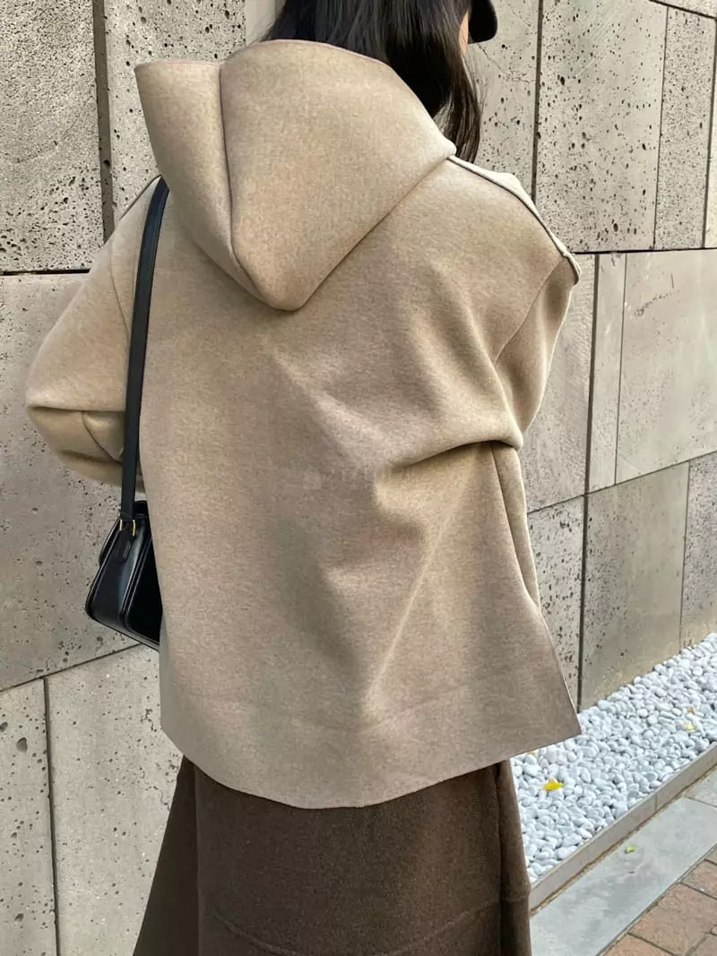 Levase - Korean Women Fashion - #womensfashion - Cape Hoody - 4