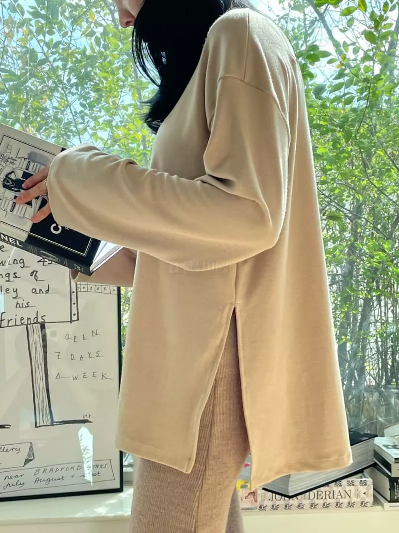 Levase - Korean Women Fashion - #momslook - Warm Long Tee - 6