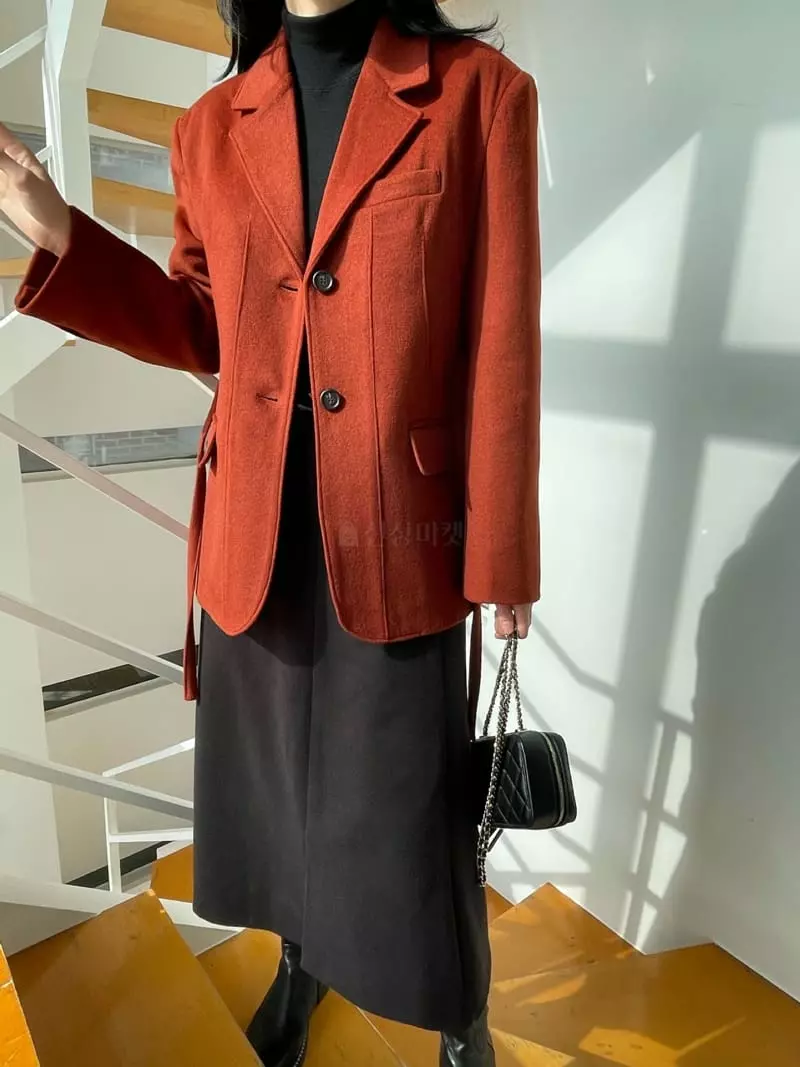 Levase - Korean Women Fashion - #momslook - Slit Jacket - 12