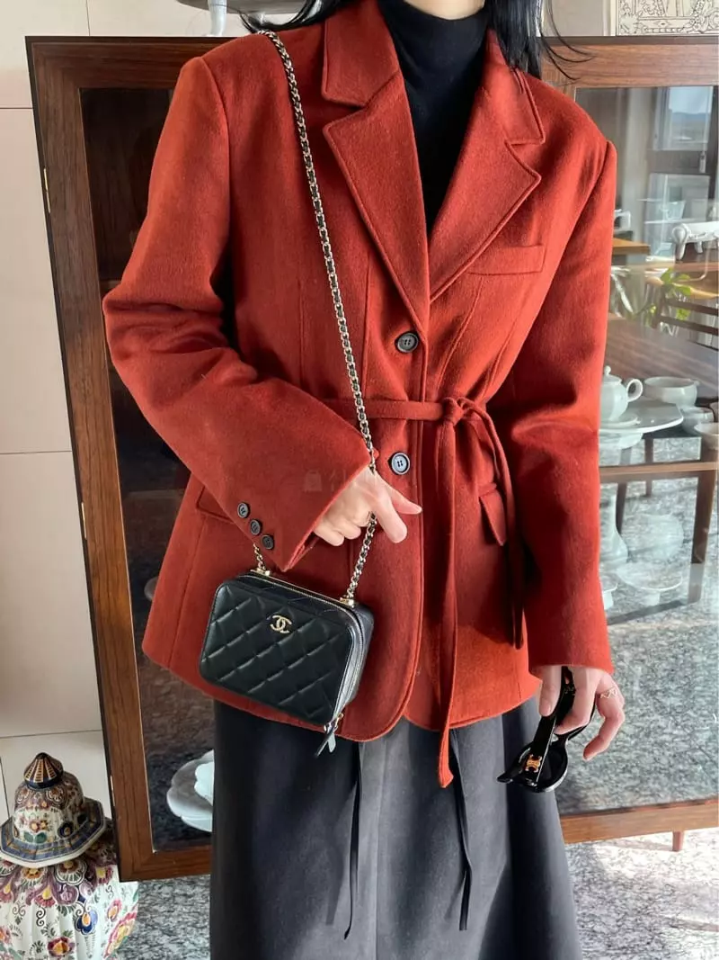 Levase - Korean Women Fashion - #momslook - Slit Jacket - 2