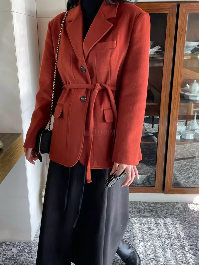 Levase - Korean Women Fashion - #momslook - Slit Jacket - 8