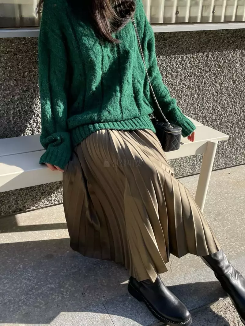 Levase - Korean Women Fashion - #momslook - Bling Skirt - 3
