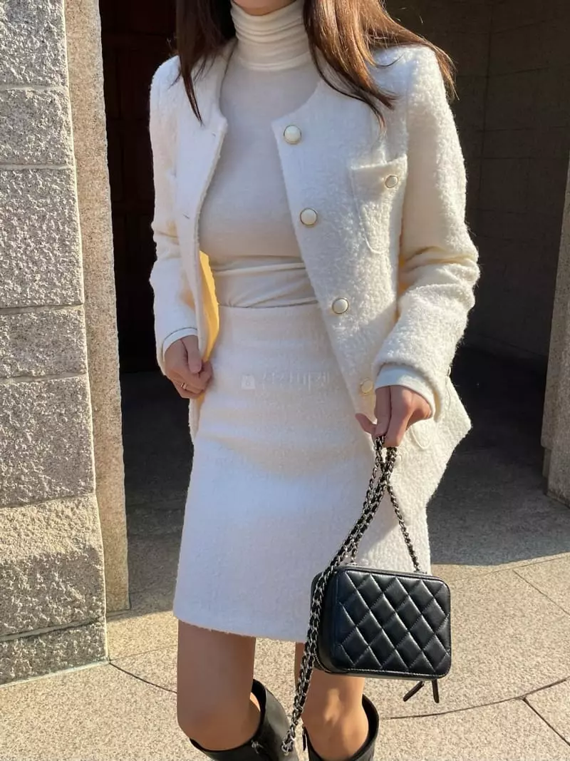 Levase - Korean Women Fashion - #momslook - Bookle Twid Jakcet - 5
