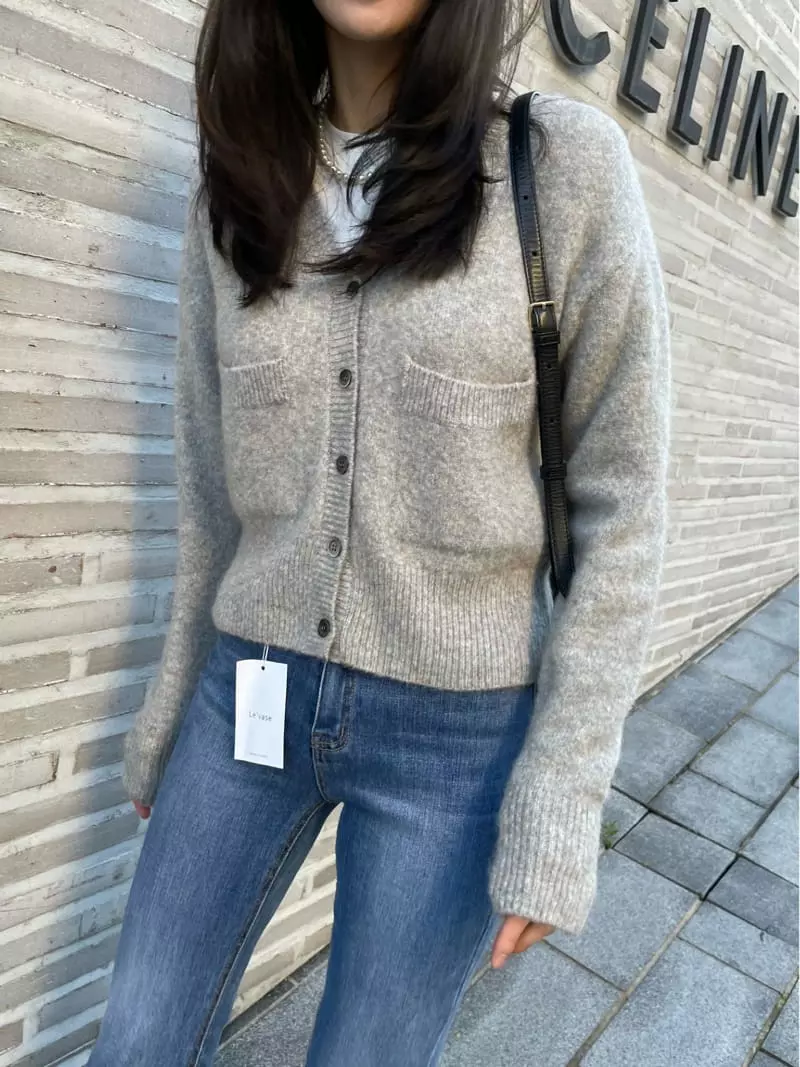 Levase - Korean Women Fashion - #momslook - Bebe Lama Cardigan - 6