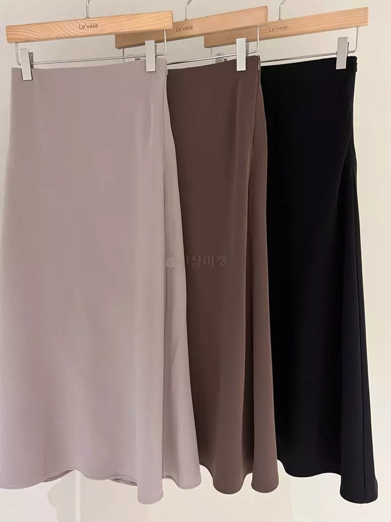 Levase - Korean Women Fashion - #momslook - Modern Skirt - 3
