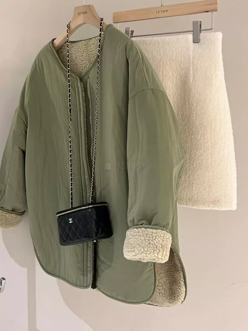 Levase - Korean Women Fashion - #momslook - Reversible Jacket - 2