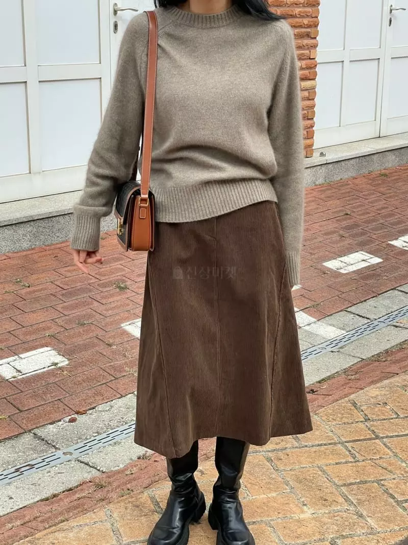 Levase - Korean Women Fashion - #momslook - Racoon Knit Tee - 7