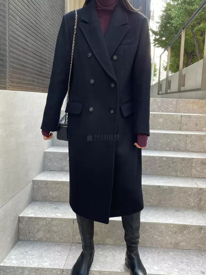 Levase - Korean Women Fashion - #momslook - W Coat - 10