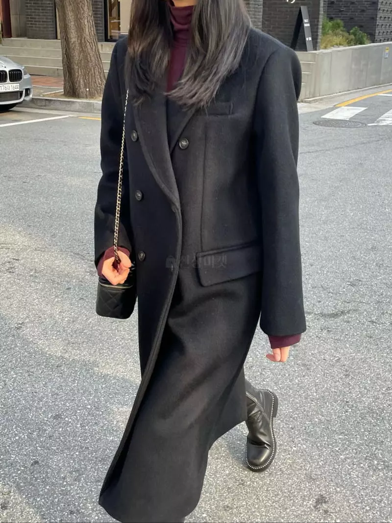 Levase - Korean Women Fashion - #momslook - W Coat - 12