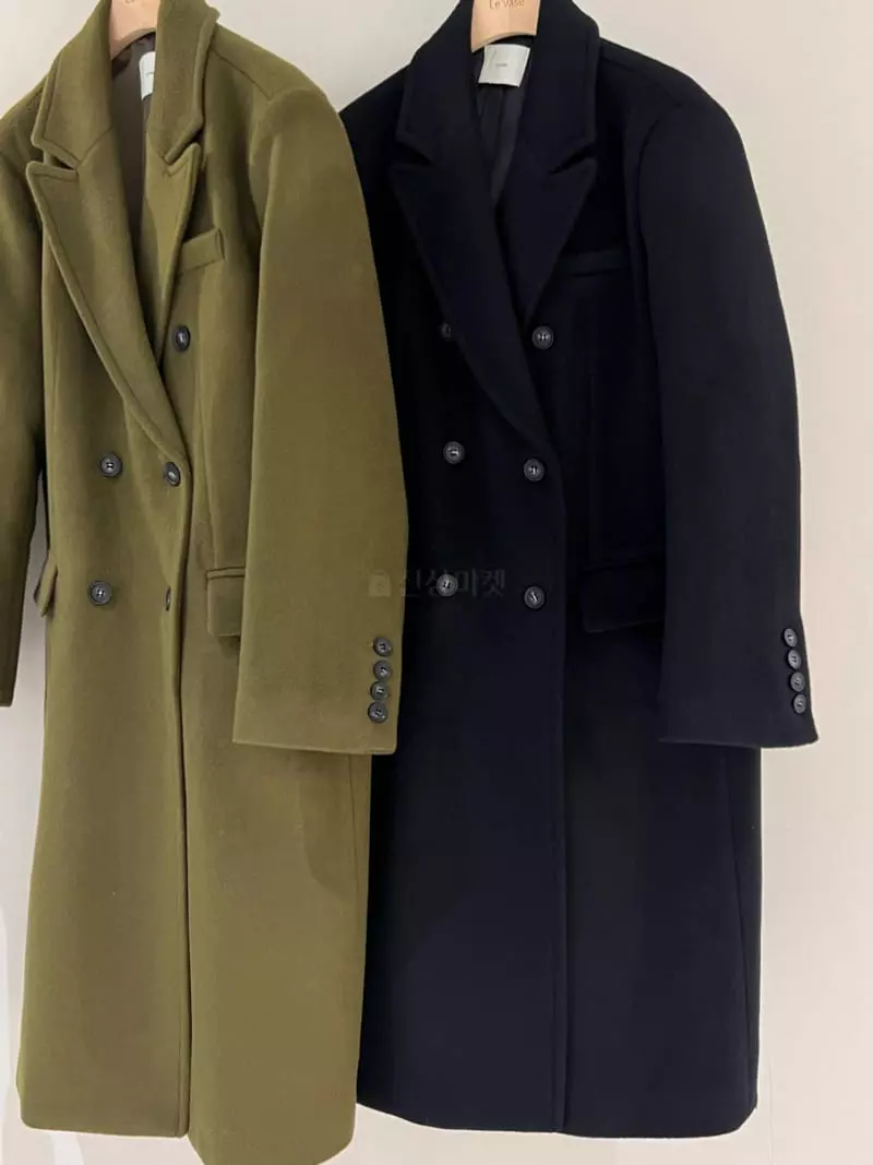 Levase - Korean Women Fashion - #momslook - W Coat - 8