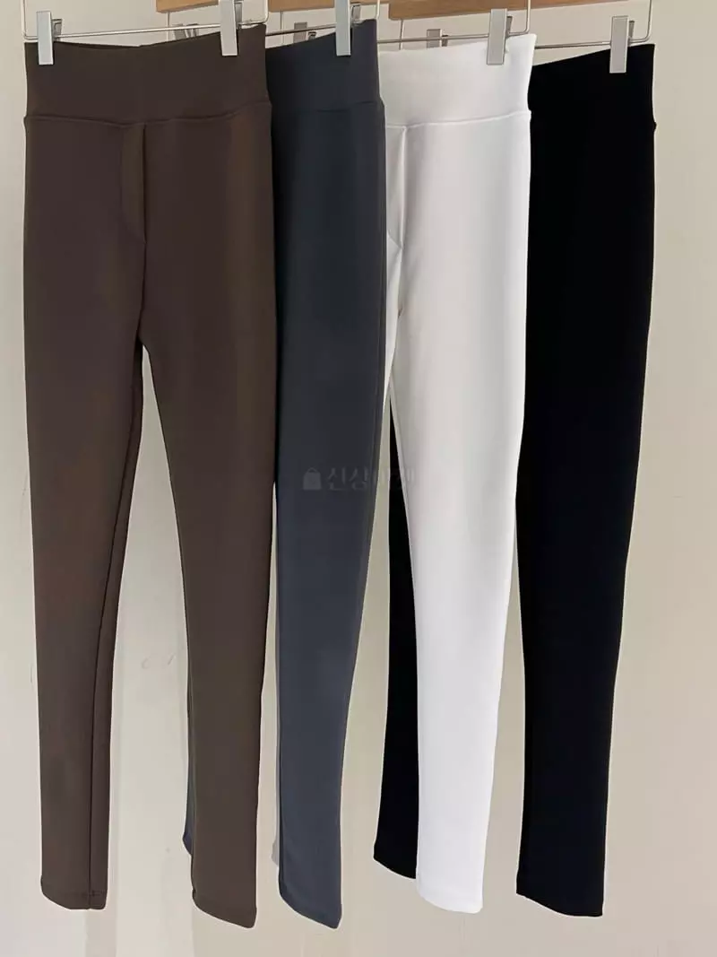 Levase - Korean Women Fashion - #momslook - Fleece Leggings
