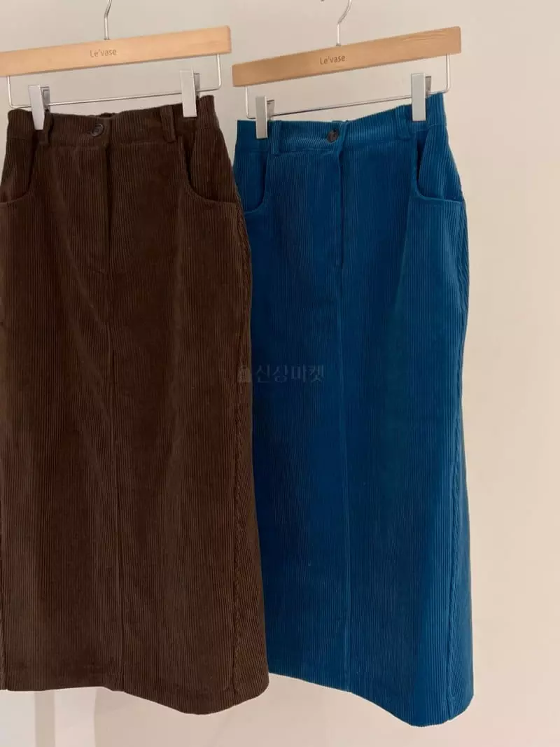Levase - Korean Women Fashion - #momslook - Rib Skirt - 11
