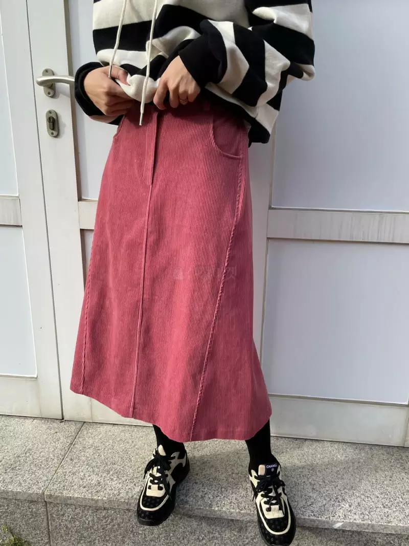 Levase - Korean Women Fashion - #momslook - Rib Skirt - 3