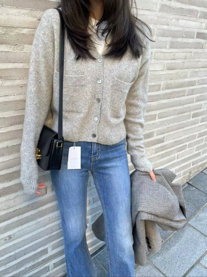 Levase - Korean Women Fashion - #restrostyle - Bebe Lama Cardigan - 11