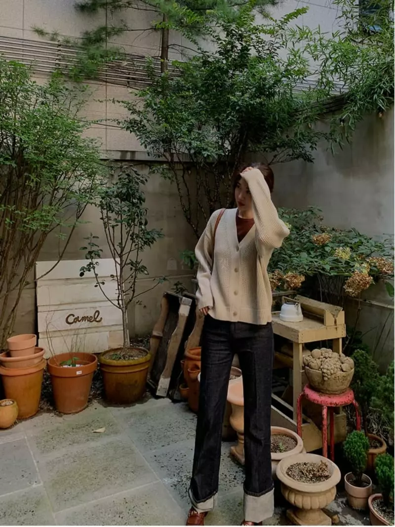 Levase - Korean Women Fashion - #restrostyle - Roll-up Pants - 5