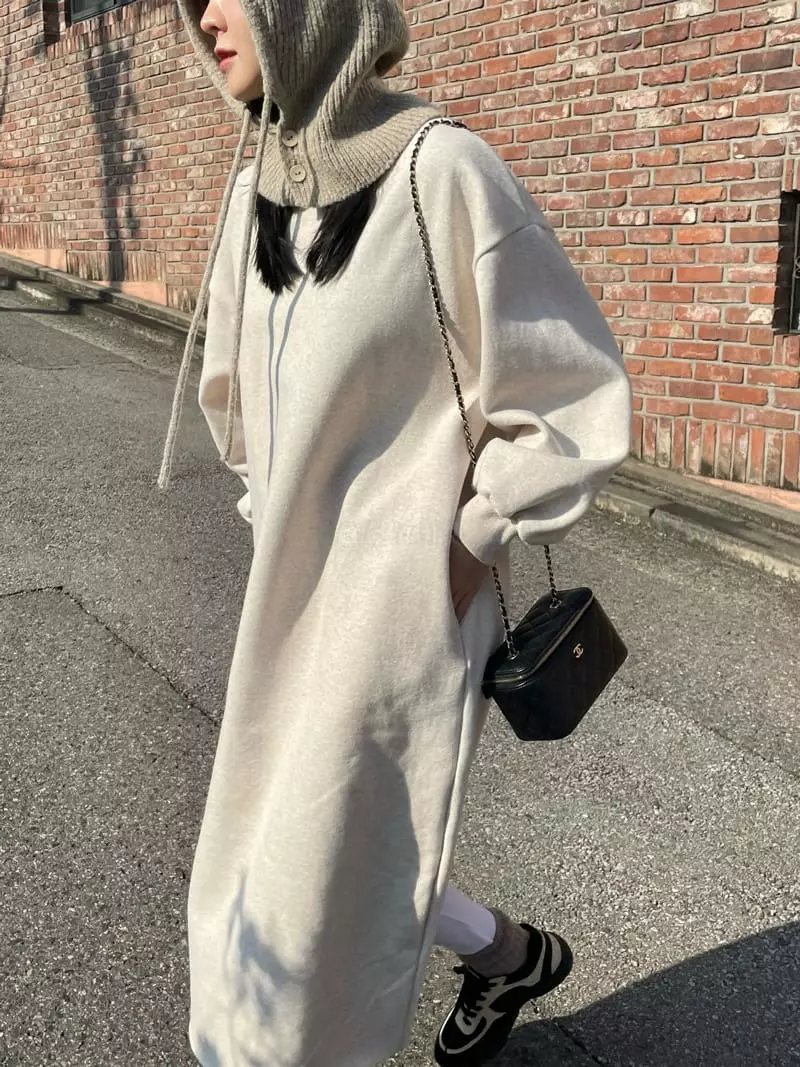 Levase - Korean Women Fashion - #restrostyle - Round One-piece