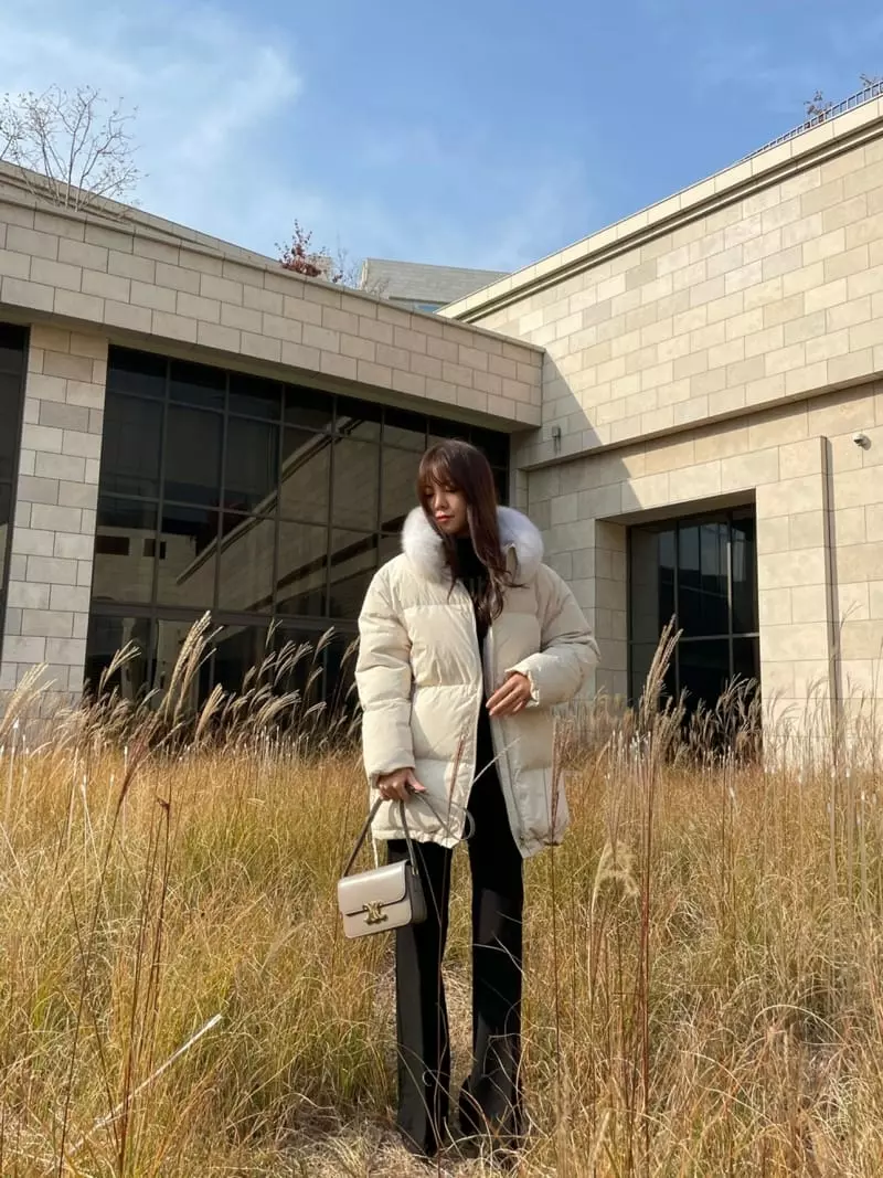 Levase - Korean Women Fashion - #romanticstyle - Fox Padding Jacket - 3