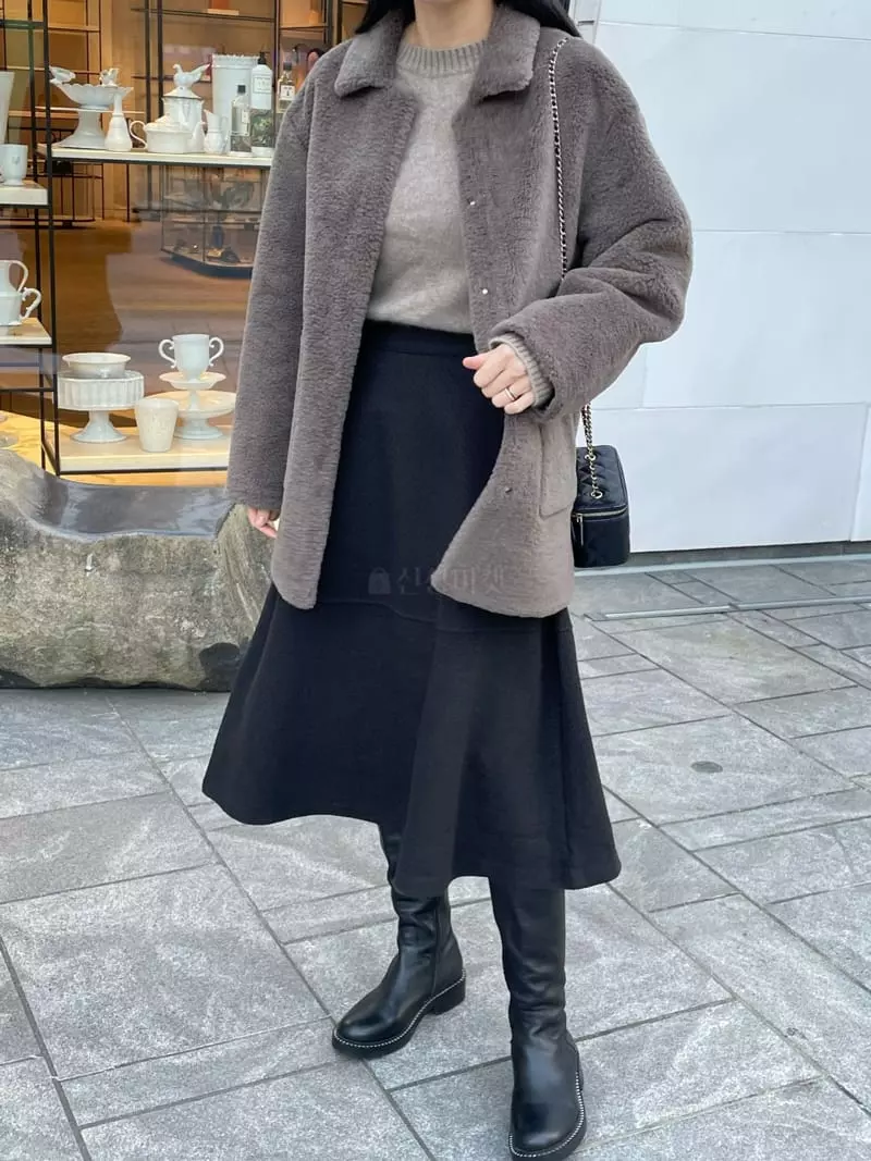 Levase - Korean Women Fashion - #romanticstyle - Day Skirt
