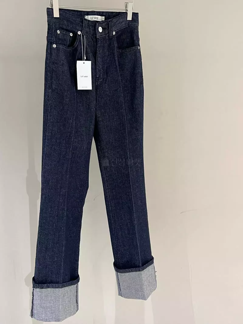 Levase - Korean Women Fashion - #shopsmall - Roll-up Pants - 7
