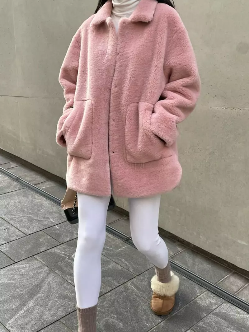 Levase - Korean Women Fashion - #thatsdarling - Paln Mustang Jacket - 6