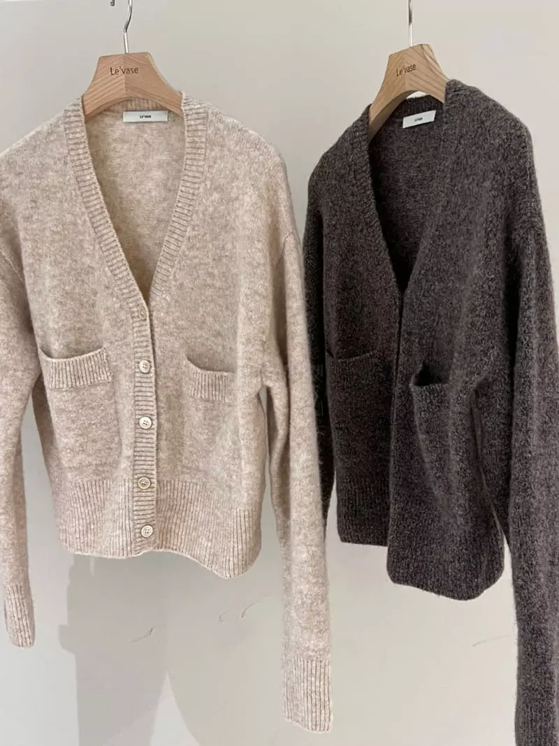 Levase - Korean Women Fashion - #vintageinspired - Bebe Lama Cardigan - 8