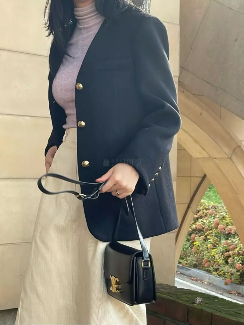 Levase - Korean Women Fashion - #vintageinspired - Rowell Coat