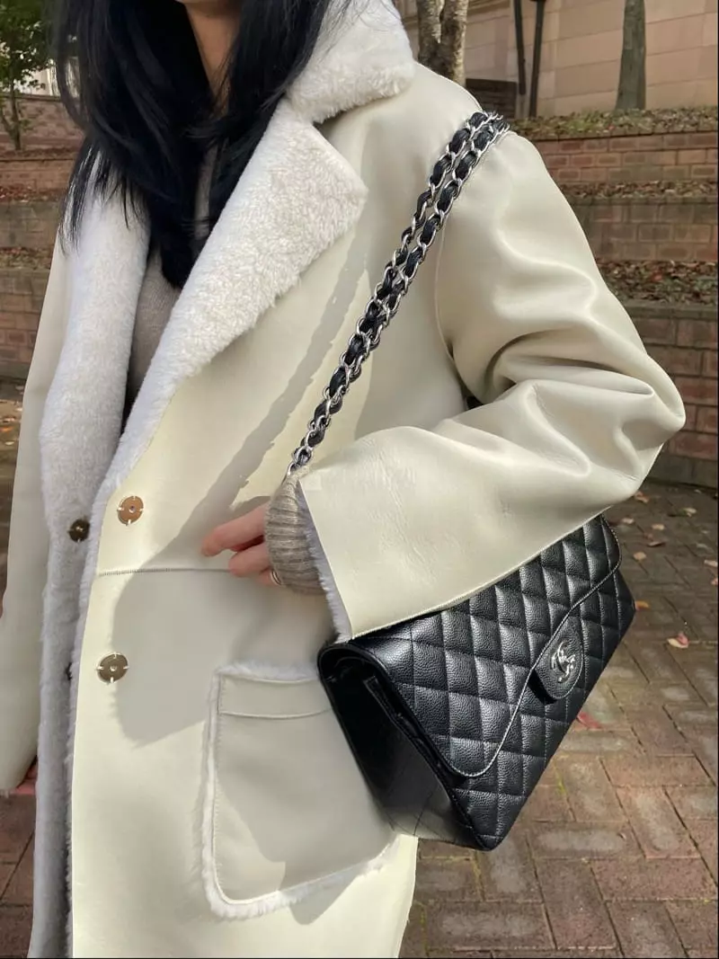 Levase - Korean Women Fashion - #womensfashion - Teddy Reversible Jacket - 12