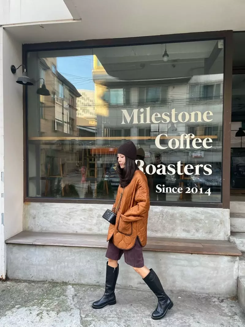 Levase - Korean Women Fashion - #womensfashion - Quilting Jacket - 9