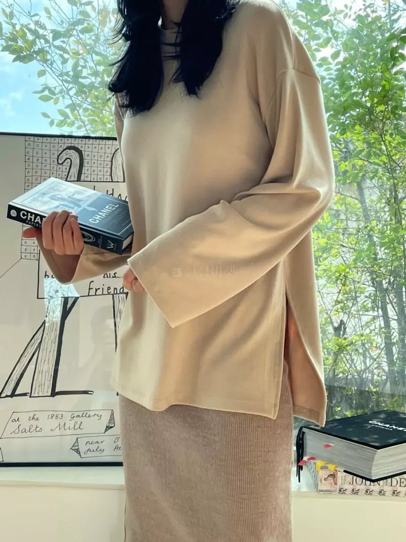 Levase - Korean Women Fashion - #womensfashion - Warm Long Tee - 7
