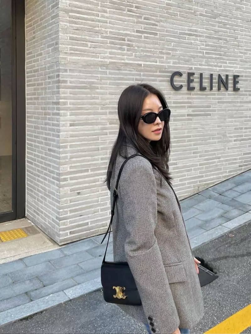 Levase - Korean Women Fashion - #womensfashion - Check Jacket - 2