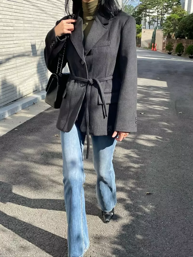 Levase - Korean Women Fashion - #womensfashion - Slit Jacket - 5