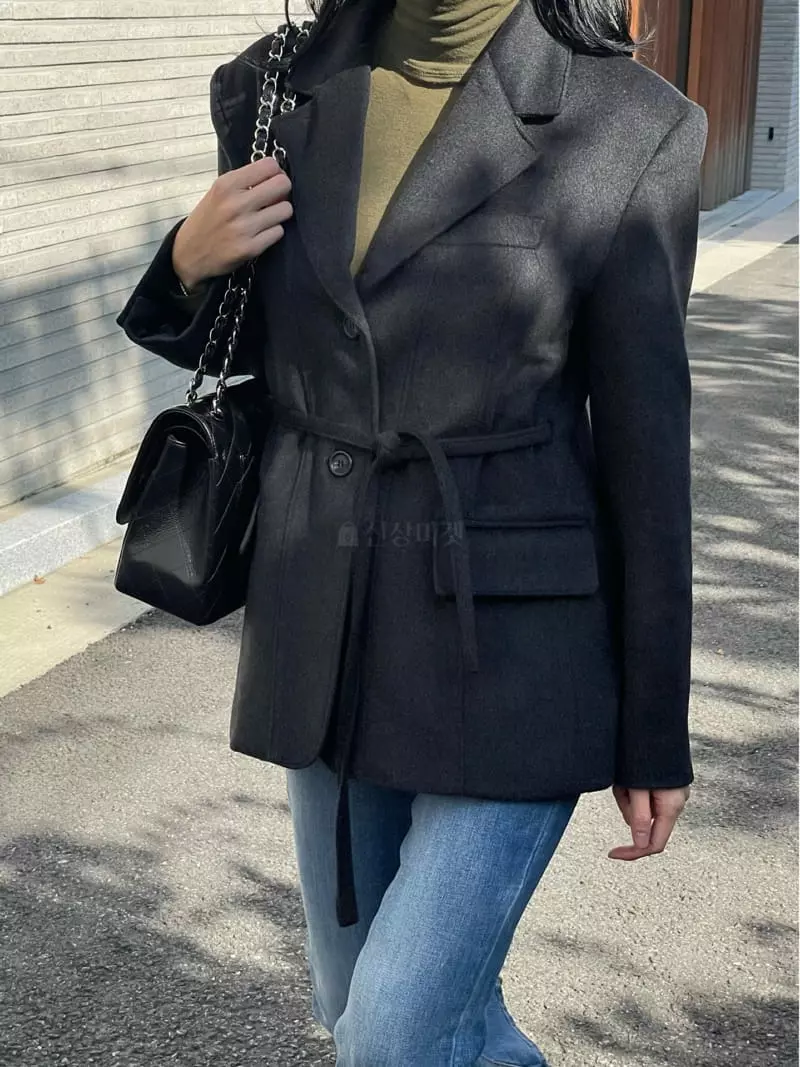 Levase - Korean Women Fashion - #womensfashion - Slit Jacket - 7
