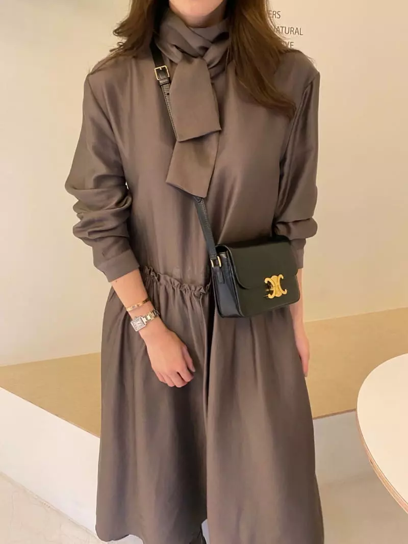 Levase - Korean Women Fashion - #womensfashion - Scarf One-piece - 2