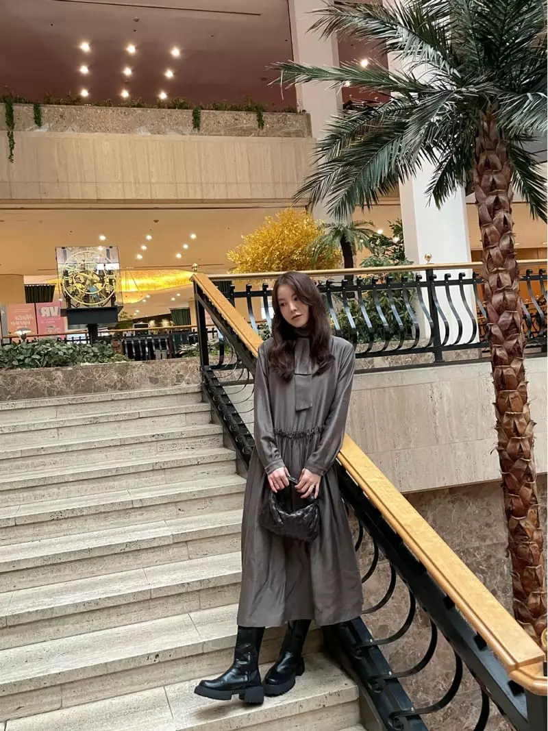 Levase - Korean Women Fashion - #womensfashion - Scarf One-piece - 8