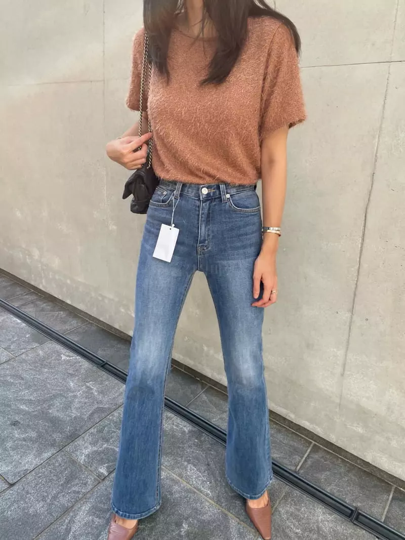 Levase - Korean Women Fashion - #womensfashion - Bootscut Pants - 8